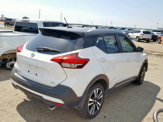 3N1CP5CU6JL537869 - 2018 NISSAN KICKS S WHITE photo 4