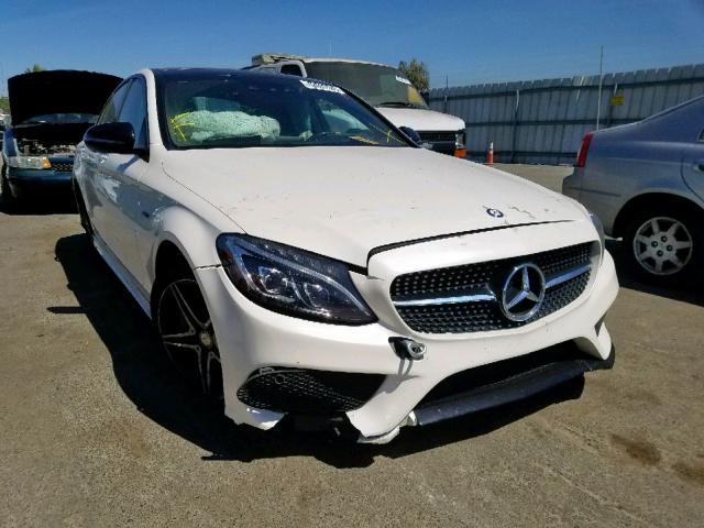 55SWF6EBXGU140847 - 2016 MERCEDES-BENZ C 450 4MAT WHITE photo 1