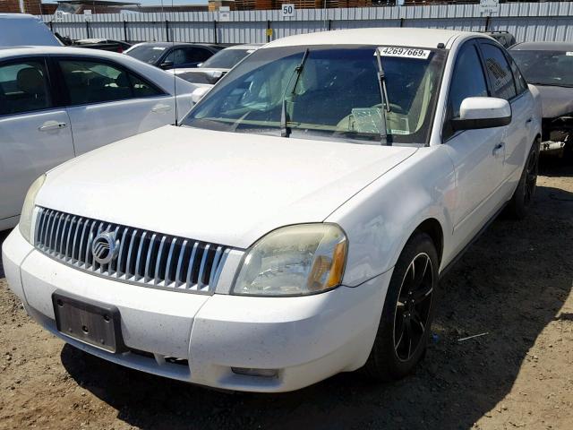 1MEHM42155G618190 - 2005 MERCURY MONTEGO PR WHITE photo 2