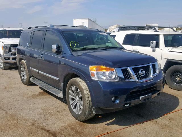 5N1AA0ND4FN603358 - 2015 NISSAN ARMADA SV BLUE photo 1