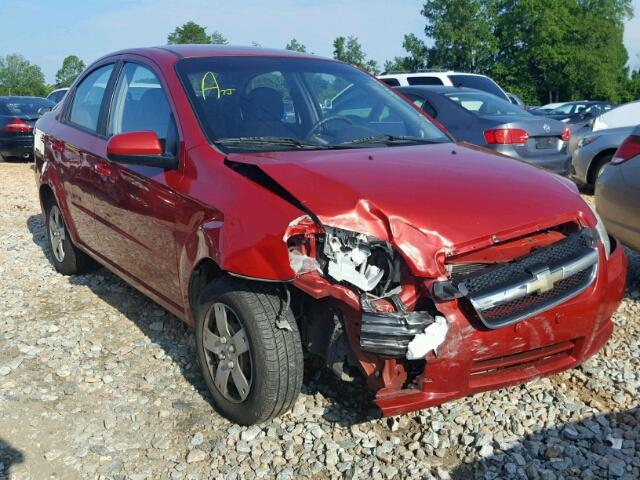 KL1TD5DE3BB264817 - 2011 CHEVROLET AVEO LS RED photo 1