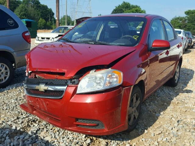 KL1TD5DE3BB264817 - 2011 CHEVROLET AVEO LS RED photo 2