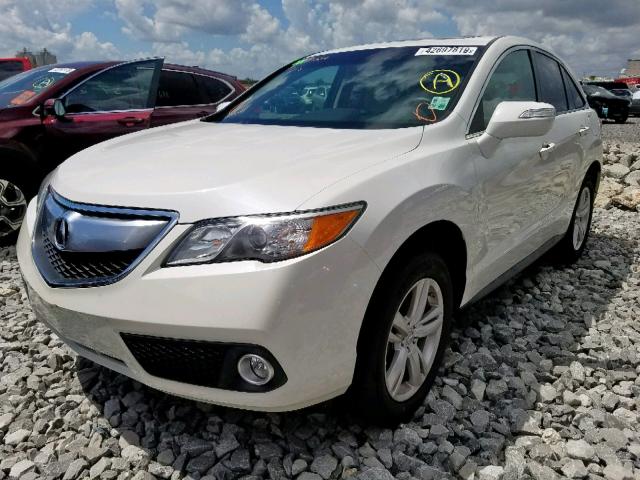 5J8TB3H51FL014121 - 2015 ACURA RDX TECHNO WHITE photo 2