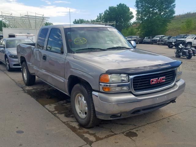 1GTEK19T81E151921 - 2001 GMC NEW SIERRA BEIGE photo 1