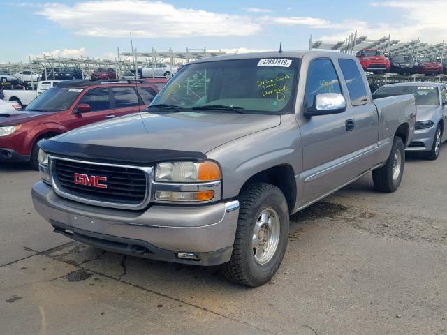 1GTEK19T81E151921 - 2001 GMC NEW SIERRA BEIGE photo 2