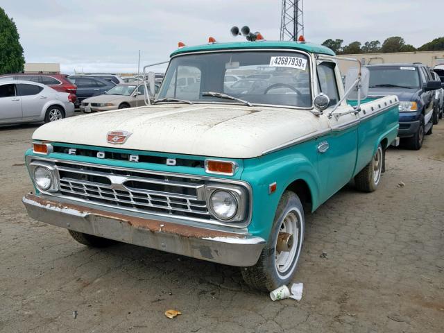 F25BR790107 - 1966 FORD PICKUP GREEN photo 2