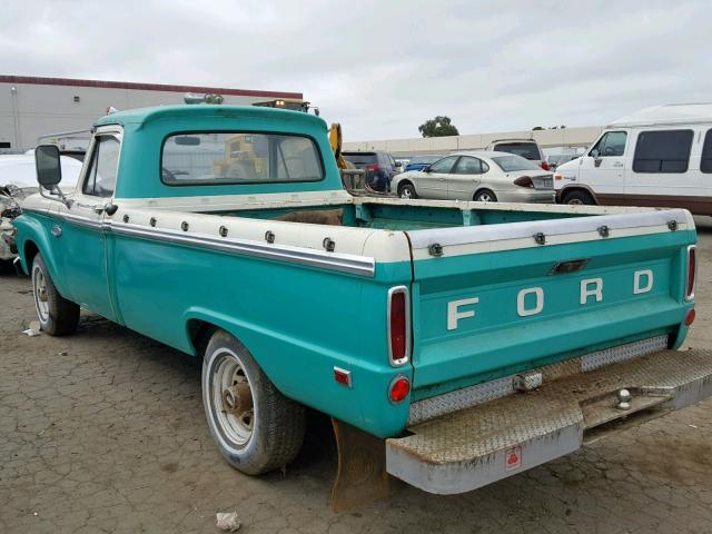 F25BR790107 - 1966 FORD PICKUP GREEN photo 3