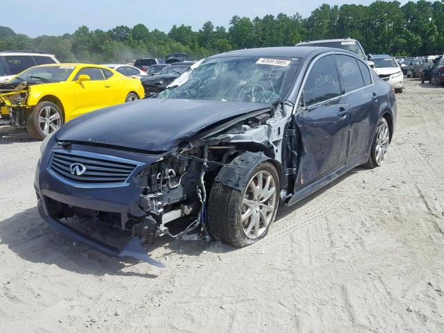 JN1CV6AP9BM305217 - 2011 INFINITI G37 BASE BLUE photo 2