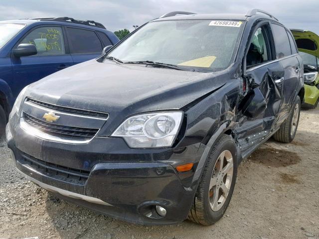 3GNAL3E57CS642480 - 2012 CHEVROLET CAPTIVA SP BLACK photo 2