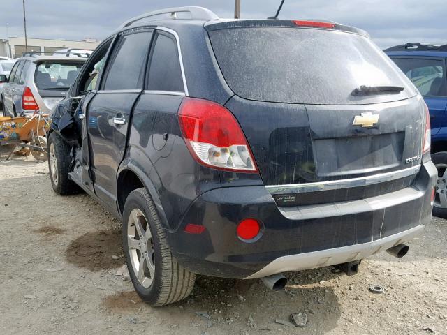 3GNAL3E57CS642480 - 2012 CHEVROLET CAPTIVA SP BLACK photo 3