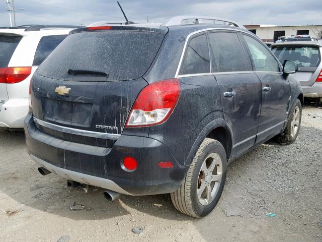 3GNAL3E57CS642480 - 2012 CHEVROLET CAPTIVA SP BLACK photo 4