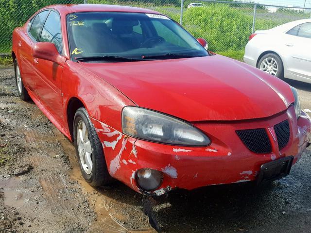 2G2WP552181172944 - 2008 PONTIAC GRAND PRIX RED photo 1