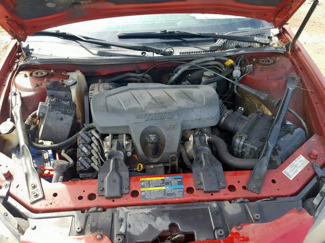 2G2WP552181172944 - 2008 PONTIAC GRAND PRIX RED photo 7
