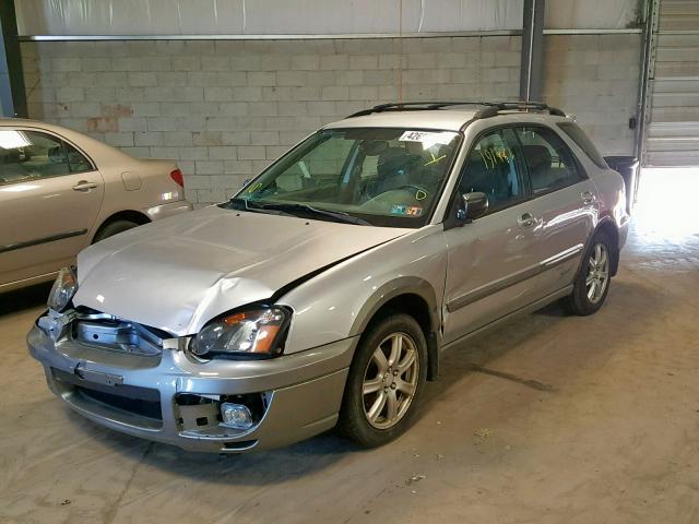 JF1GG68545G809471 - 2005 SUBARU IMPREZA OU SILVER photo 2