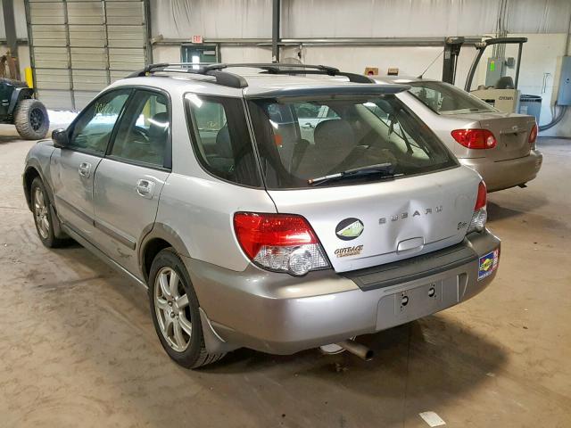 JF1GG68545G809471 - 2005 SUBARU IMPREZA OU SILVER photo 3