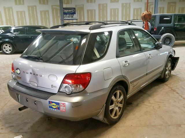 JF1GG68545G809471 - 2005 SUBARU IMPREZA OU SILVER photo 4