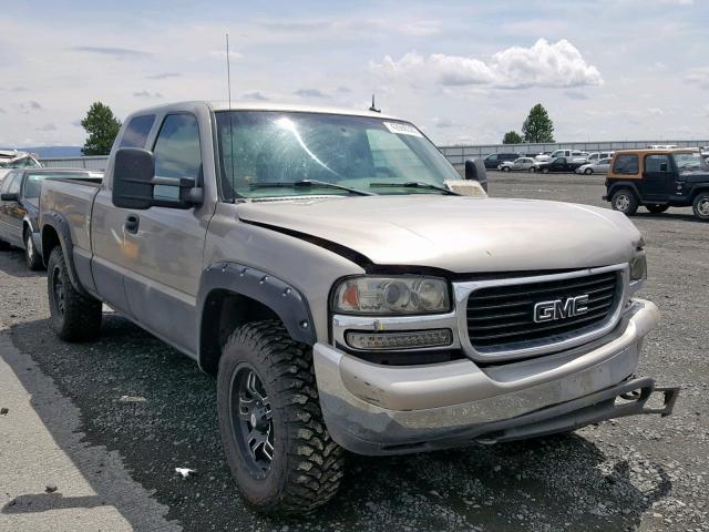 2GTEK19T921361124 - 2002 GMC NEW SIERRA BEIGE photo 1