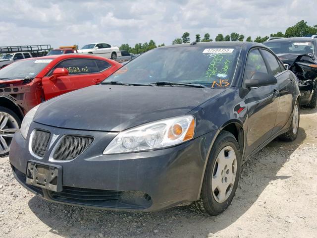 1G2ZF57B484308081 - 2008 PONTIAC G6 VALUE L CHARCOAL photo 2