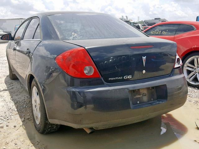 1G2ZF57B484308081 - 2008 PONTIAC G6 VALUE L CHARCOAL photo 3