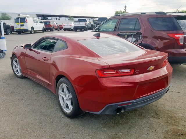 1G1FB1RXXH0212029 - 2017 CHEVROLET CAMARO LT RED photo 3