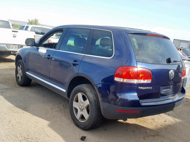 WVGZG77L75D022083 - 2005 VOLKSWAGEN TOUAREG 3. BLUE photo 3