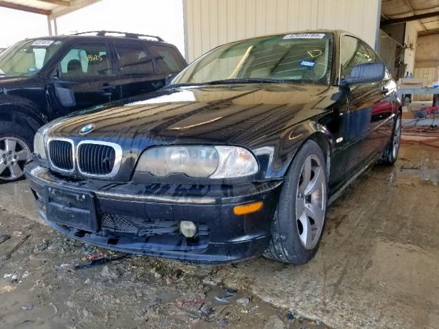 WBABN33402PG60026 - 2002 BMW 325 CI BLACK photo 2