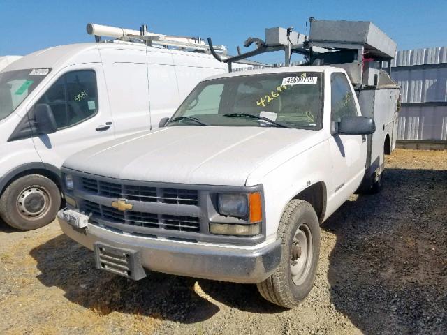 1GBGC34R8YR224886 - 2000 CHEVROLET 3500 WHITE photo 2