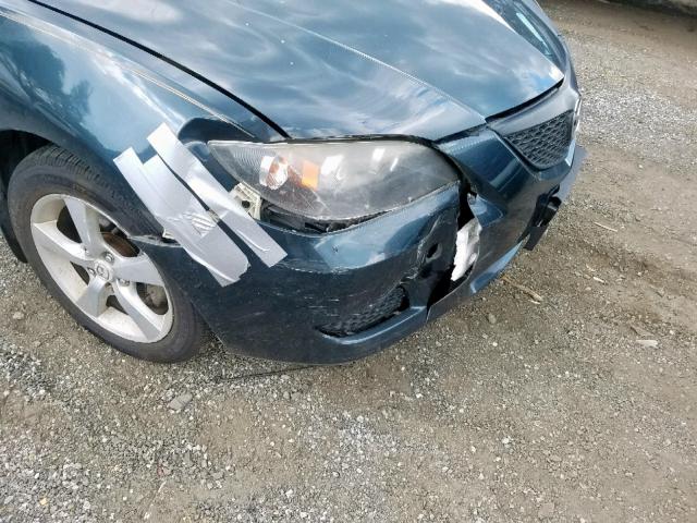 JM1BK12F961435631 - 2006 MAZDA 3 I GREEN photo 9