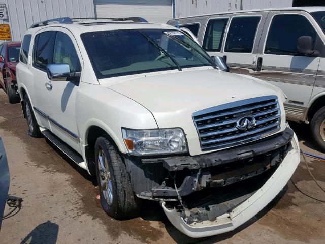 5N3AA08C98N906147 - 2008 INFINITI QX56 CREAM photo 1