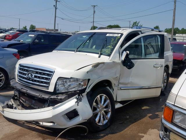 5N3AA08C98N906147 - 2008 INFINITI QX56 CREAM photo 2