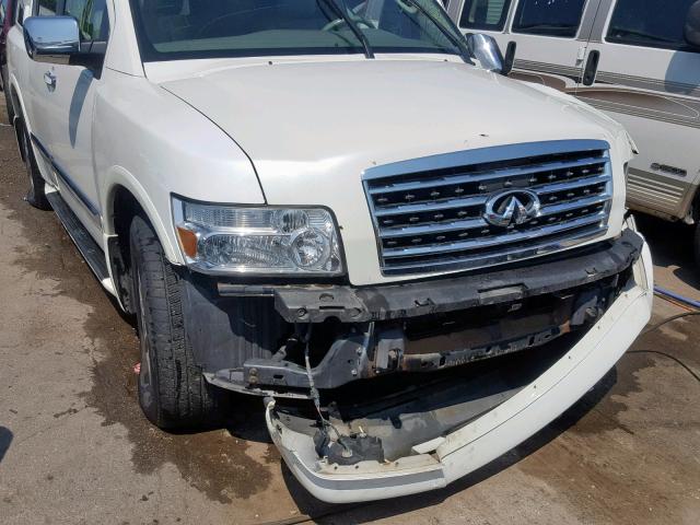 5N3AA08C98N906147 - 2008 INFINITI QX56 CREAM photo 9