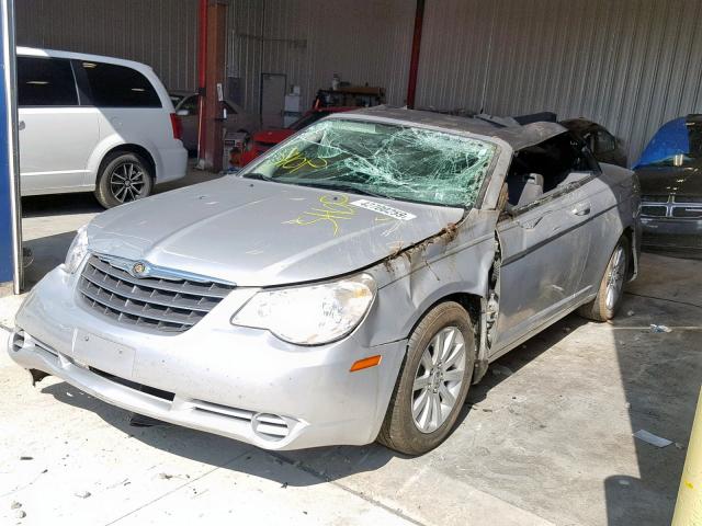 1C3BC5ED3AN159838 - 2010 CHRYSLER SEBRING TO SILVER photo 2