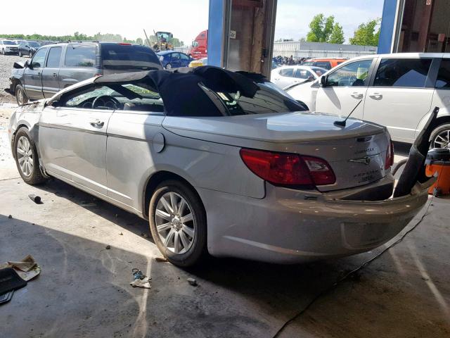 1C3BC5ED3AN159838 - 2010 CHRYSLER SEBRING TO SILVER photo 3