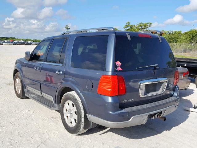 5LMFU27R64LJ07095 - 2004 LINCOLN NAVIGATOR 蓝色 照片 3