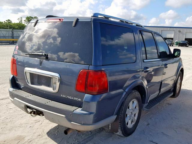 5LMFU27R64LJ07095 - 2004 LINCOLN NAVIGATOR 蓝色 照片 4