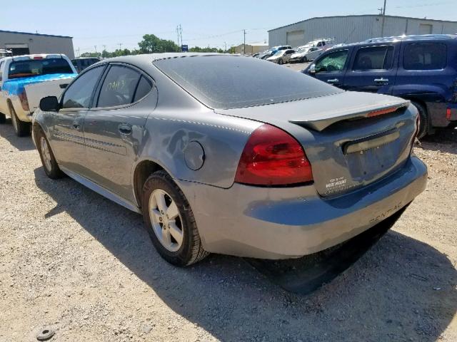 2G2WP552681181459 - 2008 PONTIAC GRAND PRIX GRAY photo 3