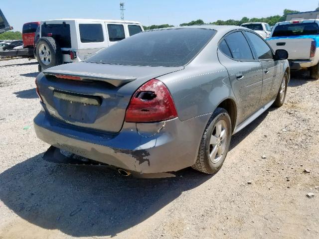 2G2WP552681181459 - 2008 PONTIAC GRAND PRIX GRAY photo 4