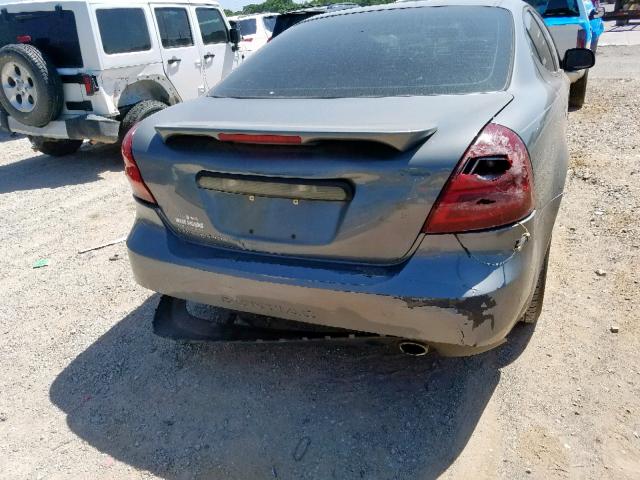 2G2WP552681181459 - 2008 PONTIAC GRAND PRIX GRAY photo 9