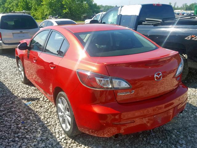 JM1BL1S58A1143059 - 2010 MAZDA 3 S RED photo 3