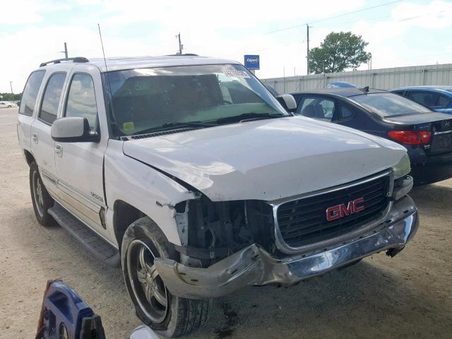 1GKEC13V73J273501 - 2003 GMC YUKON WHITE photo 1