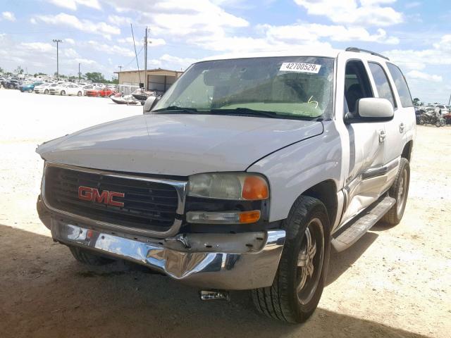 1GKEC13V73J273501 - 2003 GMC YUKON WHITE photo 2