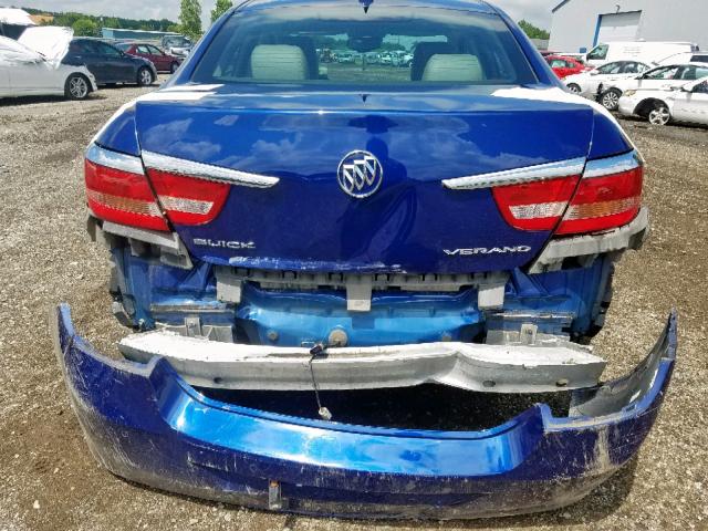 1G4PR5SK7D4143621 - 2013 BUICK VERANO CON BLUE photo 9