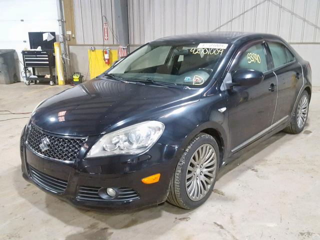 JS2RF9A54A6100479 - 2010 SUZUKI KIZASHI GT BLACK photo 2