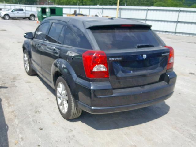 1B3CB5HA5BD168392 - 2011 DODGE CALIBER HE BLACK photo 3