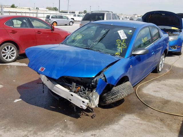 1G8AW14F04Z185055 - 2004 SATURN ION LEVEL BLUE photo 2