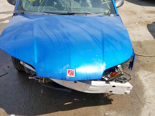 1G8AW14F04Z185055 - 2004 SATURN ION LEVEL BLUE photo 7