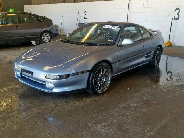 JT2SW22N9M0024744 - 1991 TOYOTA MR2 SPORT BLUE photo 2