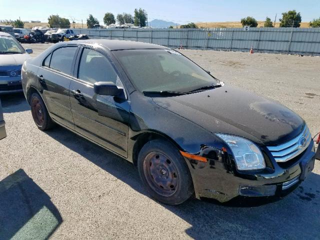 3FAHP06Z86R206928 - 2006 FORD FUSION S BLACK photo 1