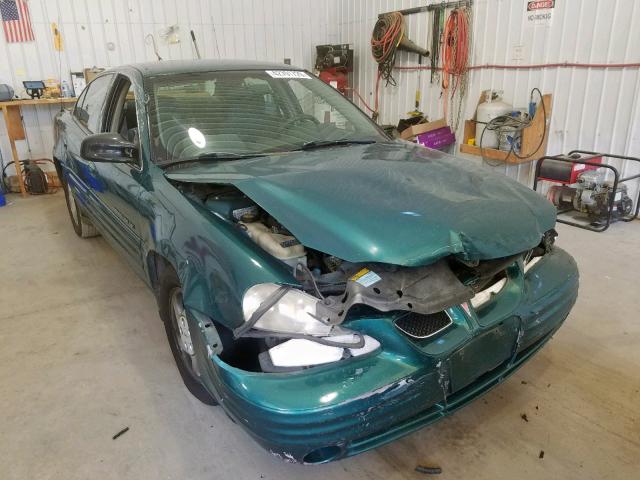 1G2NE52T7XC525677 - 1999 PONTIAC GRAND AM S GREEN photo 1