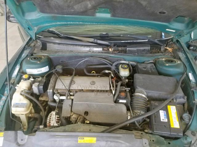 1G2NE52T7XC525677 - 1999 PONTIAC GRAND AM S GREEN photo 7